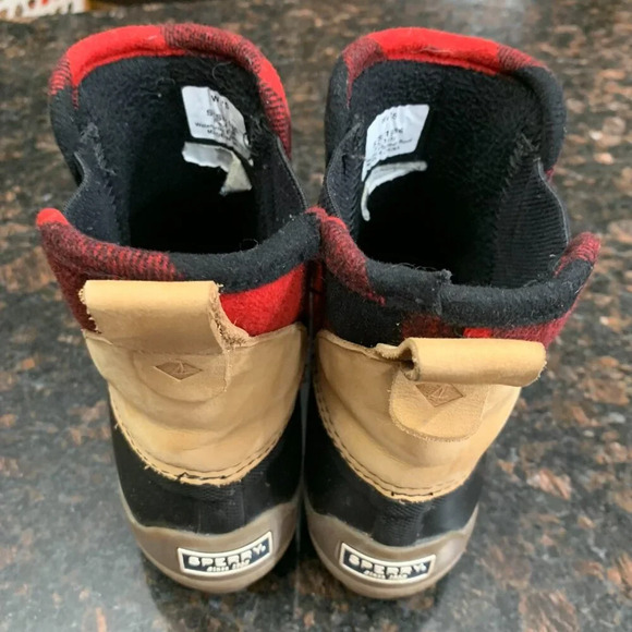 Sperry Syren Cove Wool Chelsea Buffalo Check Boot - Picture 4 of 11